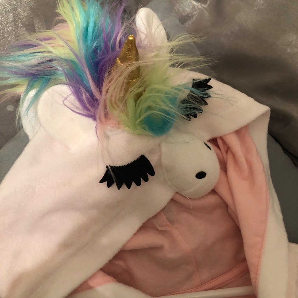 Unicorn onesy pajamas
